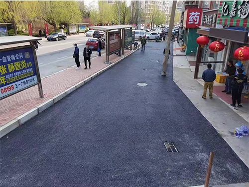 仙桃沥青道路摊铺